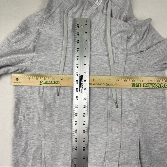 Lululemon Coast Easy Wrap Jacket Size 8 Gray - Picture 13 of 15